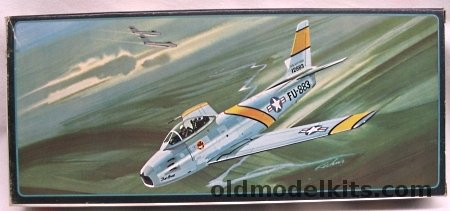 AMT-Hasegawa 1/72 North American F-86F Sabre Jet - Columbian Air Force or USAF Korea, A627-100 plastic model kit